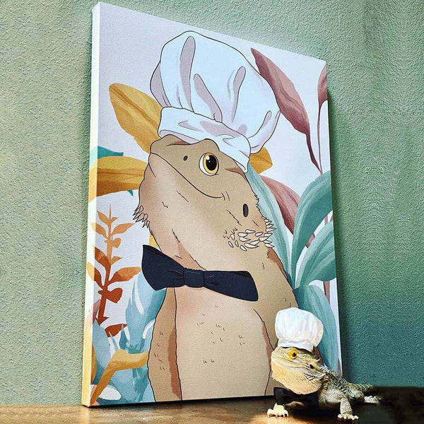 Custom Cartoon Art Wrapped Pet Canvas (7298716860512)