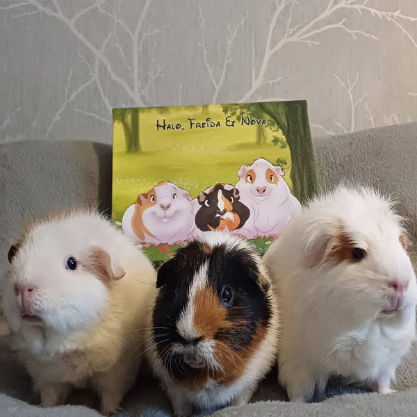 Custom Cartoon Art Wrapped Pet Canvas (7298716860512)