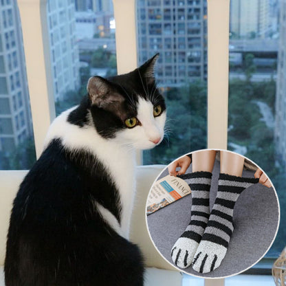 (Black Friday Hot Sale) - Winter Cat Claws Warm Socks (4430457700448)