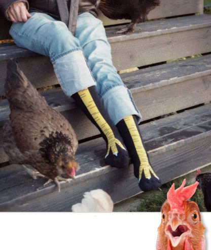 Chicken Legs Socks - Novelty Socks Funny Gift (4356124672096)
