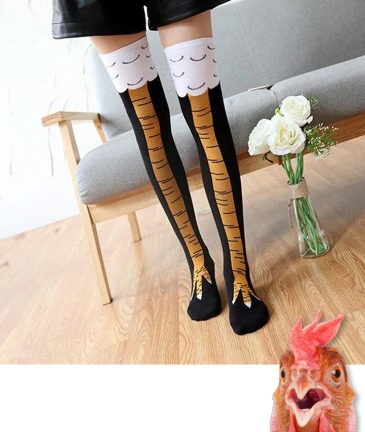 Chicken Legs Socks - Novelty Socks Funny Gift (4356124672096)