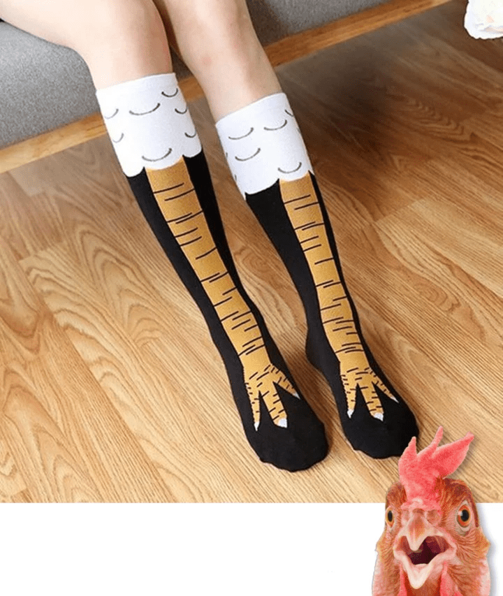 Chicken Legs Socks - Novelty Socks Funny Gift (4356124672096)