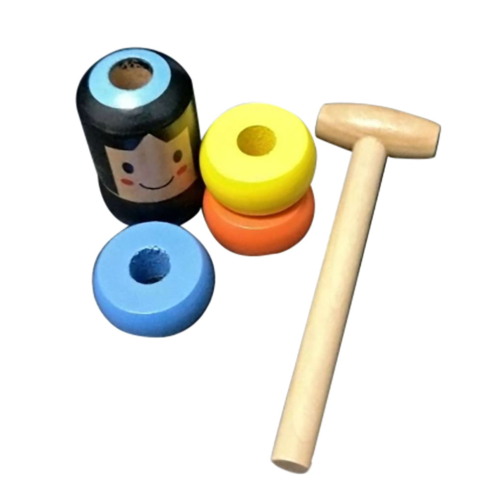 LITTLE WOODEN MAN WHO YOU CAN'T BEAT INTERESTING MAGIC TOY（Not much stock, hurry up!!) (4354884206688)