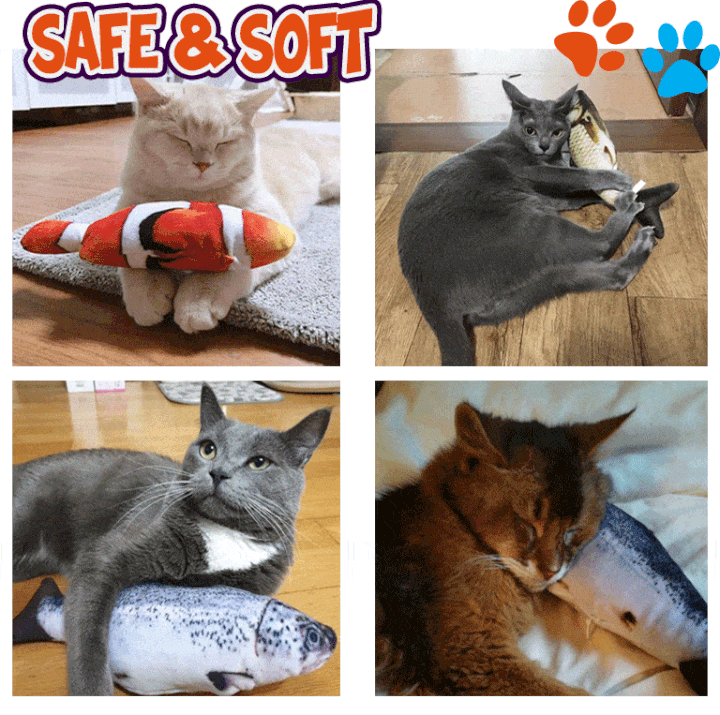 Cat Kicker Catnip Fish - XMAS SALE 50%OFF (4430108098656)